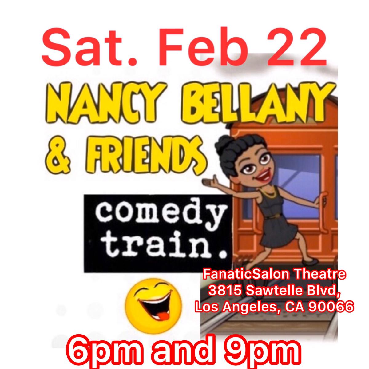 Nancy Bellany, Comedy, Fanatic Salon, Culver City