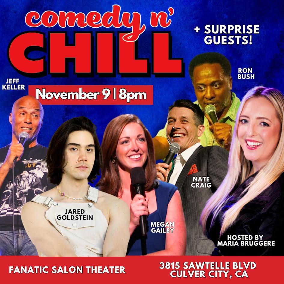 comedy n chill, stand up, culver city, fanatic salon