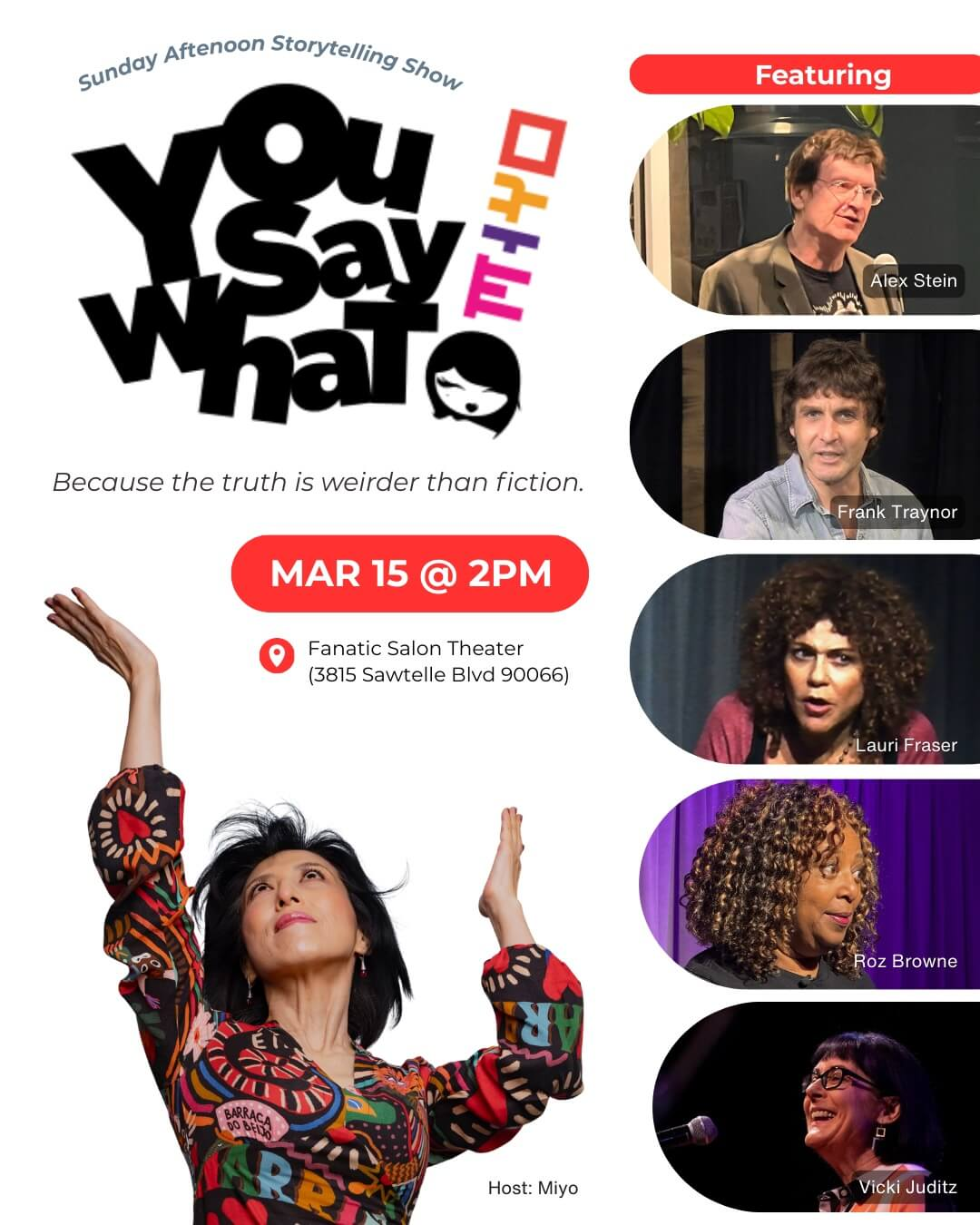 you say what, comedy show,