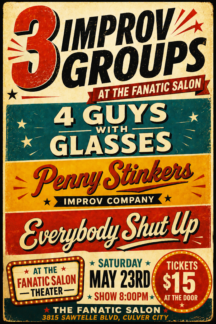 3 improv groups
