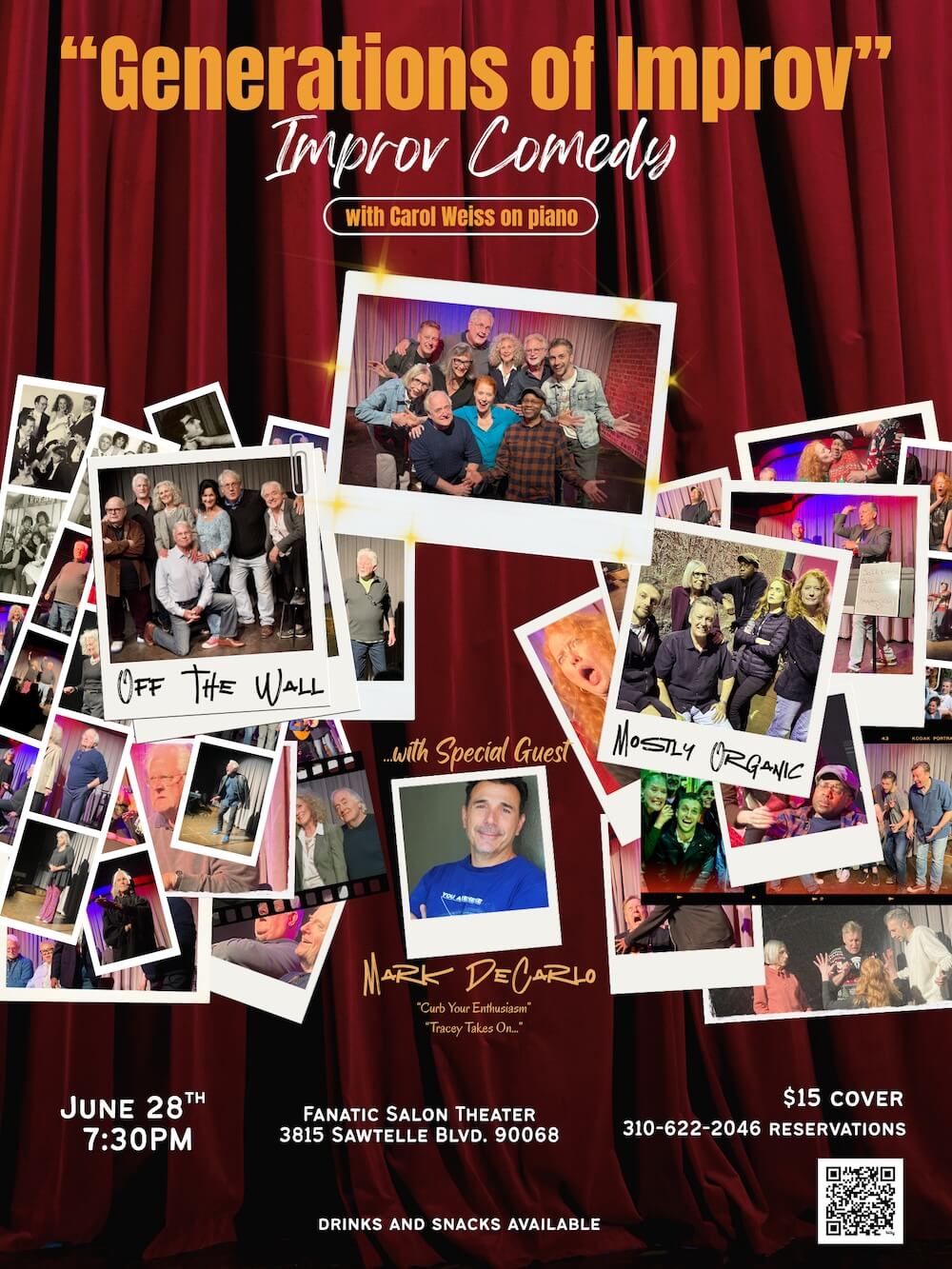 Generations of Improv flyer