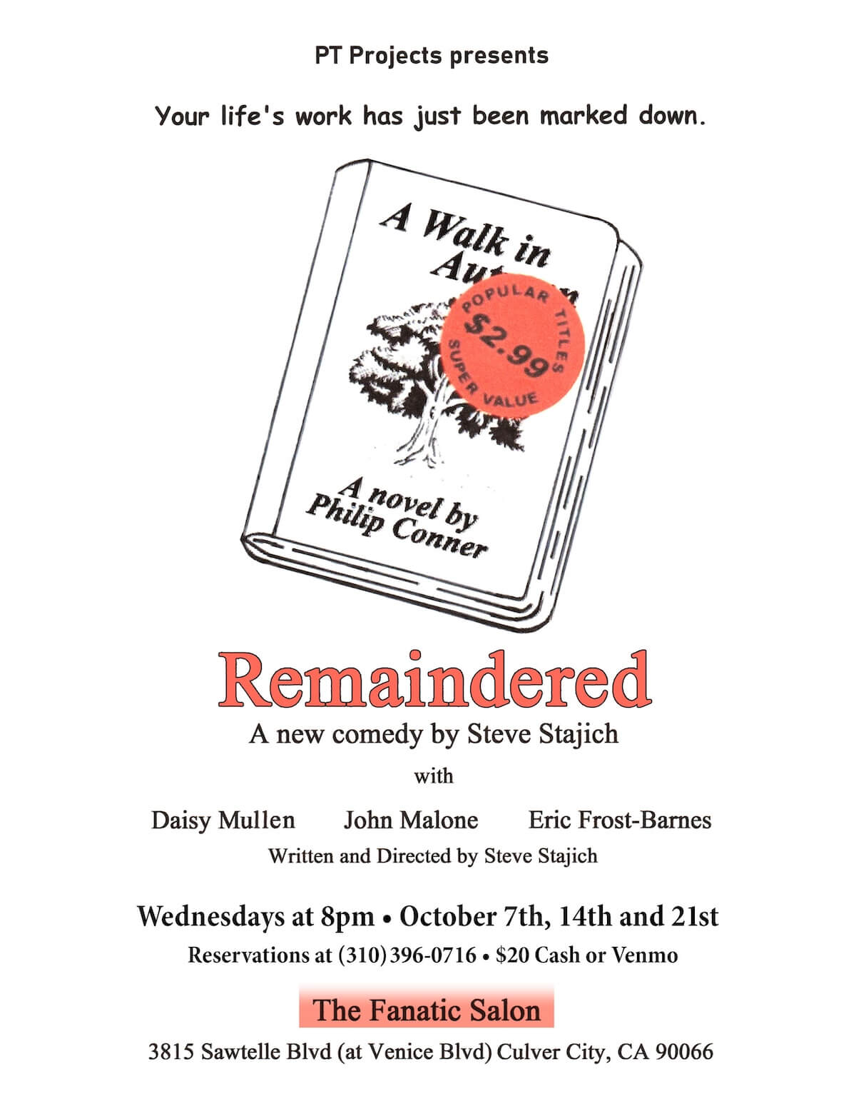 Remaindered comedy show