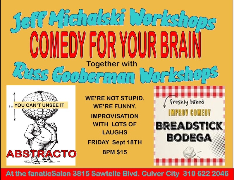 Comedy for Your Brain flyer